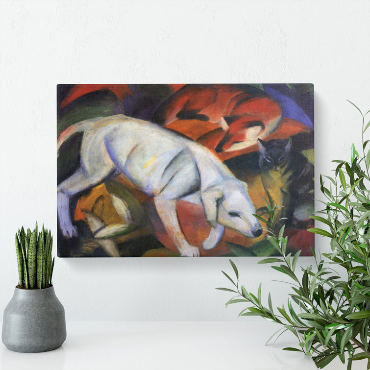 Dog and cat canvas hot sale paintings